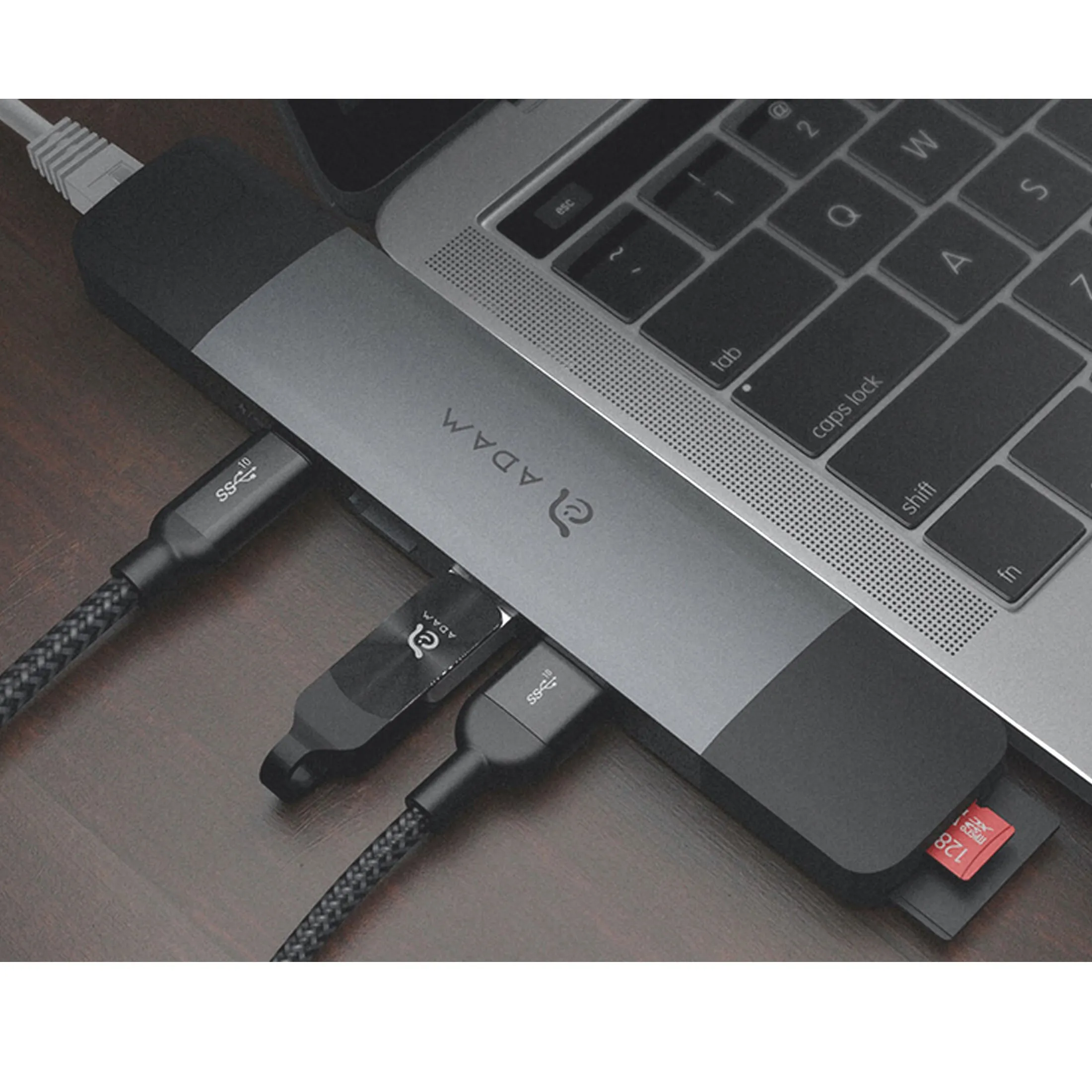 10-in-2 Modular USB-C Hub, 8K HDMI, TB3 | Adam Elements