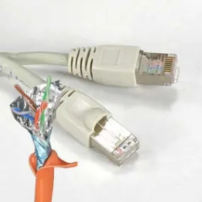 12Ft Cat.5E Shielded Patch Cable Molded Gray