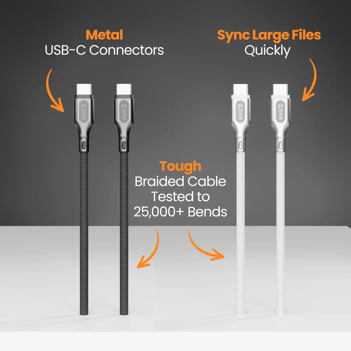 140W Pro Power and Data USB-C Cable - With 1M Braided Cable