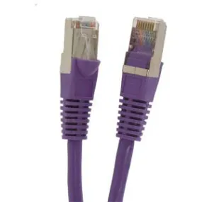 150Ft Cat5E Shielded (FTP) Ethernet Network Booted Cable Purple