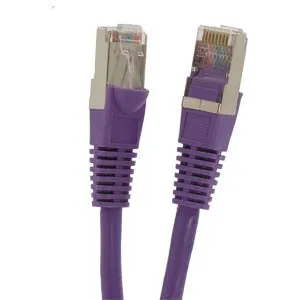 150Ft Cat5E Shielded (FTP) Ethernet Network Booted Cable Purple