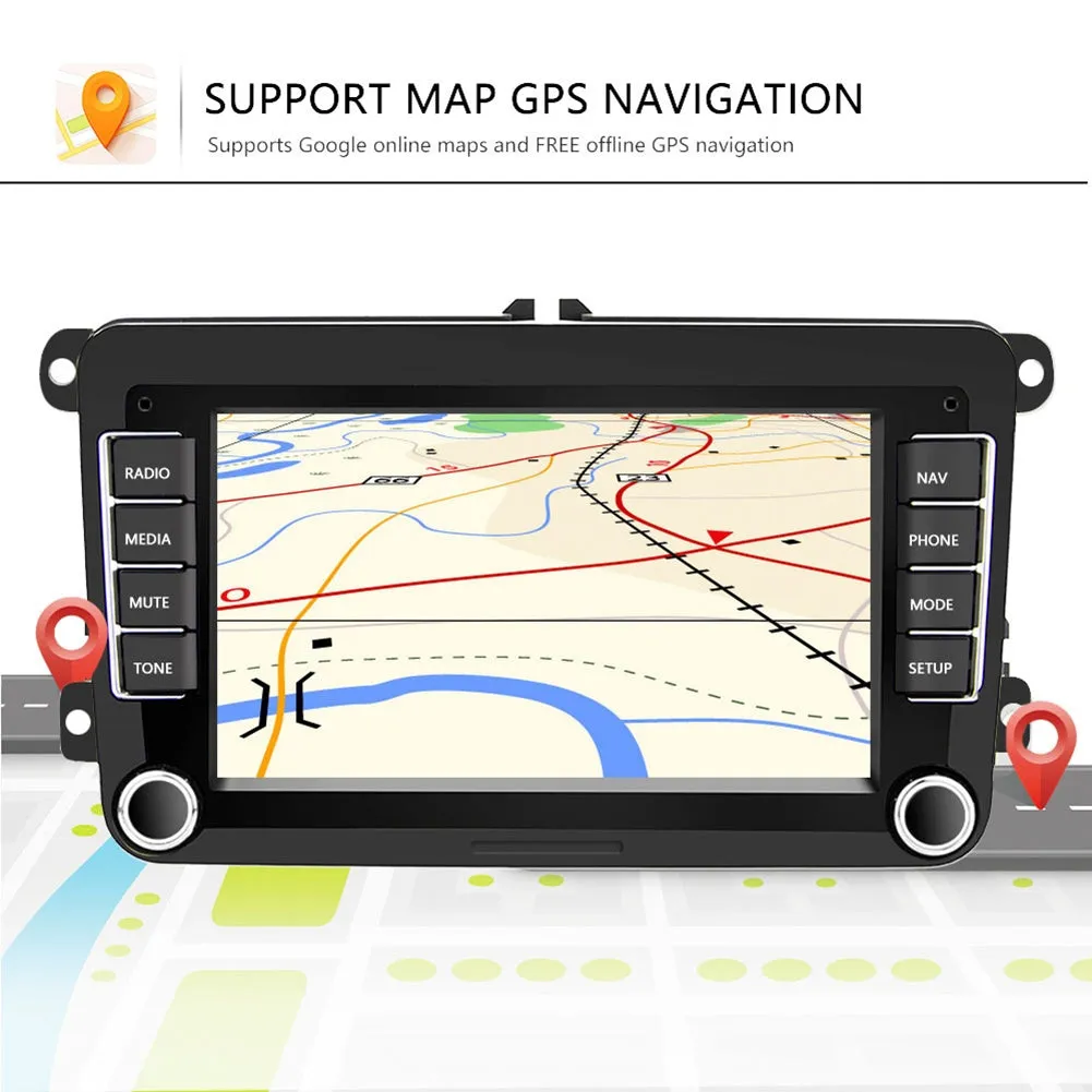 2-din 7-inch Android Car Navigation Central Control Large-screen