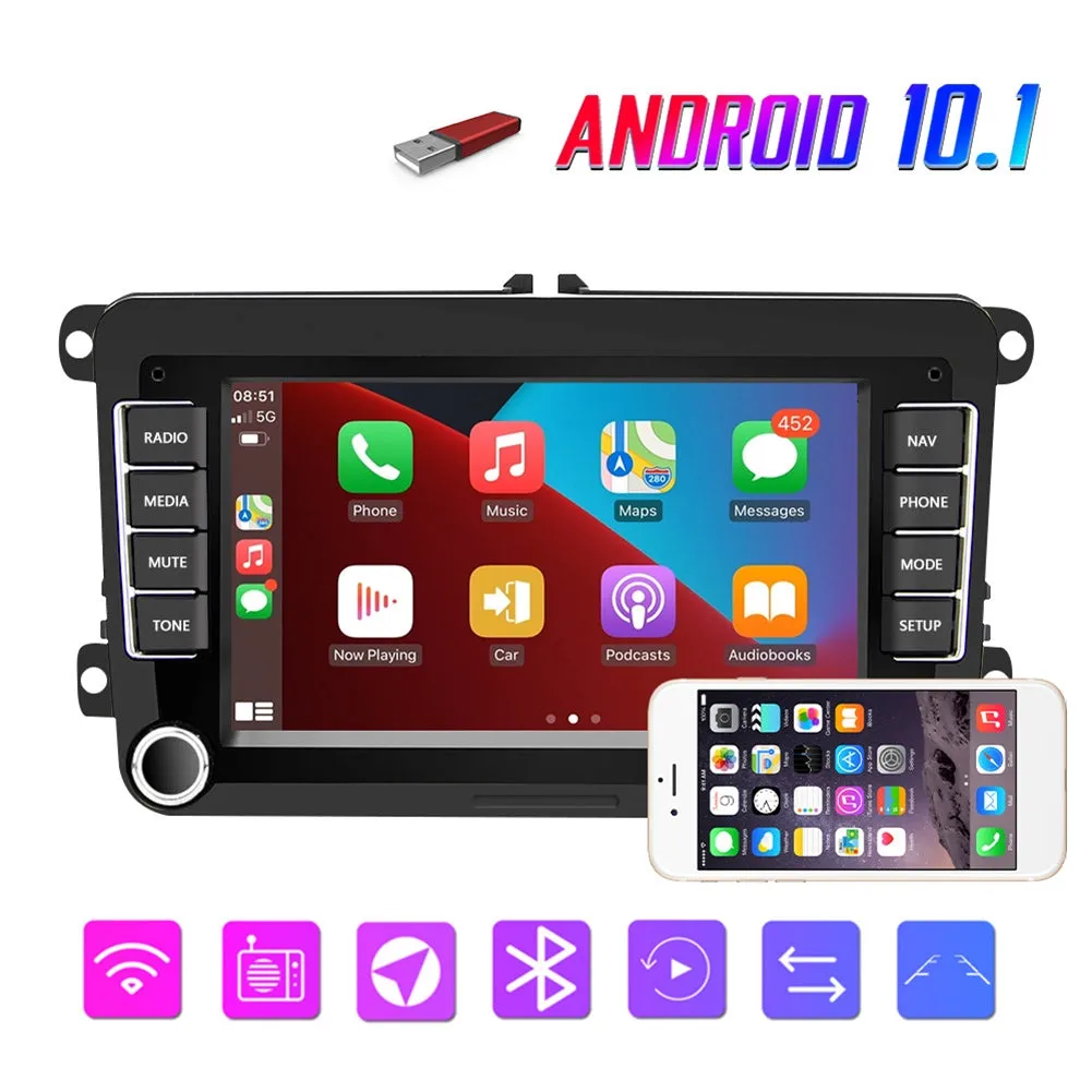2-din 7-inch Android Car Navigation Central Control Large-screen