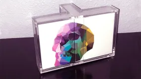 3 Deck T-Shaped Playing Card Display Case