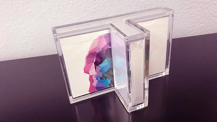 3 Deck T-Shaped Playing Card Display Case