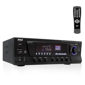 300 Watt Stero Receiver With Built-In Ipod Docking Station -Am-Fm Tuner, Usb Flash & Sd Card Readers & Subwoofer Control
