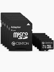 32GB Class 10 Micro SDHC Flash Memory Card with Adapter for Mobile Device Storage Phone, Tablet, Drone & Full HD Video Recording - 80Mb/S UHS-I, C10, U1 (5 Pack)