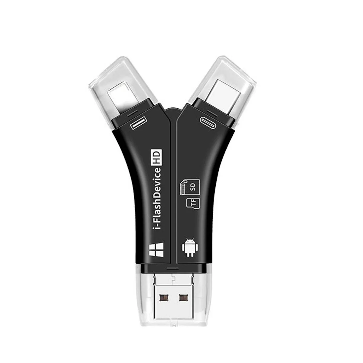 4-in-1 SD Memory Card Reader and Adapter