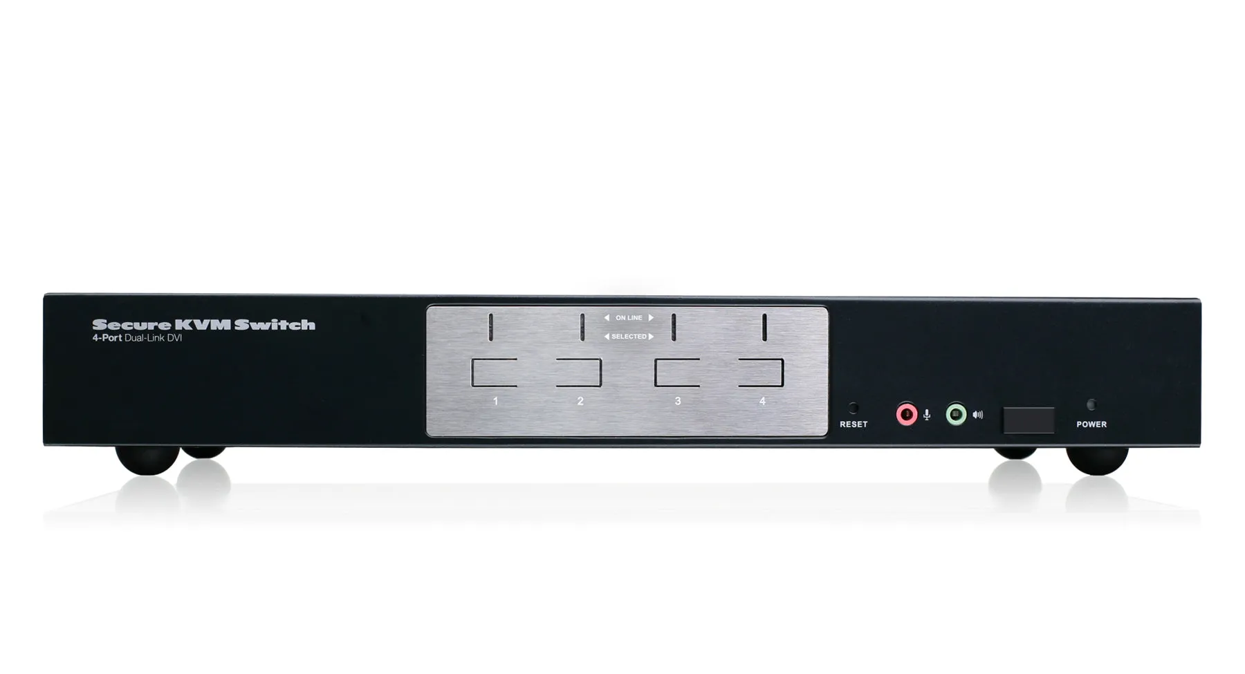 4-Port Dual-Link DVI Secure KVM Switch