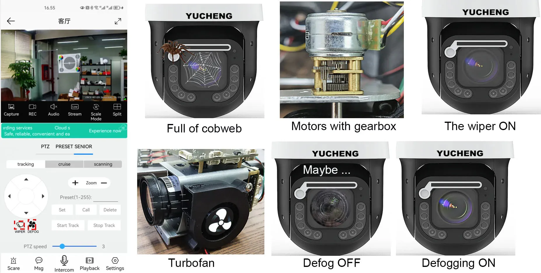 4K 8MP 30fps 300X ZOOM POE temperature display IMX415 RTMP High Speed dome PTZ Wiper IP Camera ONVIF Absolute move Hikvision