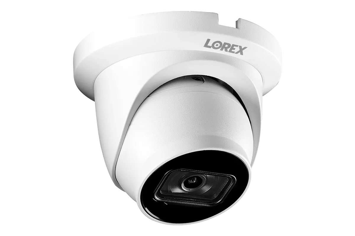 4K Nocturnal IP NVR System with 16-channel NVR and Eight 4K Smart IP Audio Dome Security Cameras