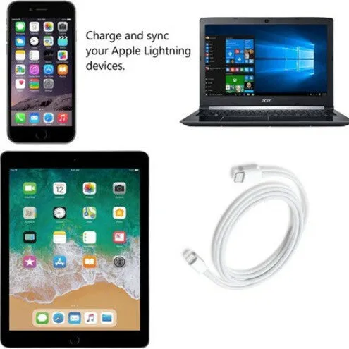 4Xem Usb 3.1 Type-C To 8-Pin Lightning Cable - 6Ft