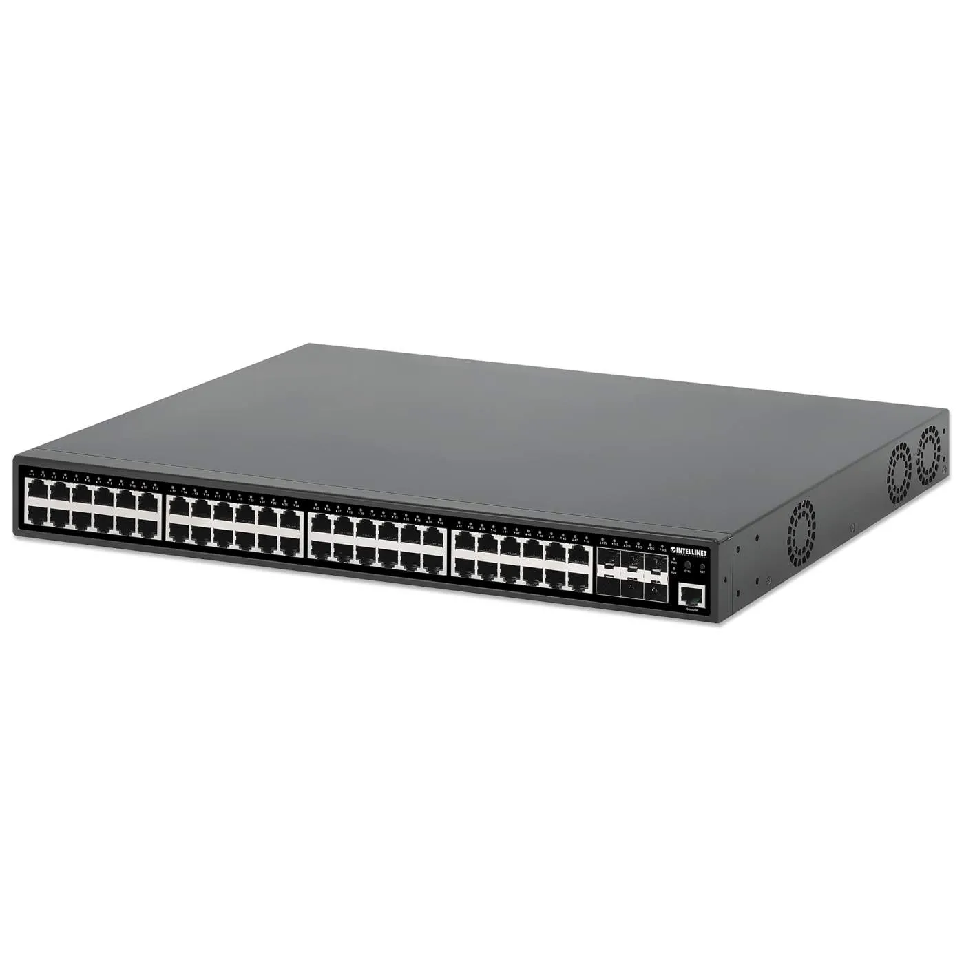 54-Port L2  Fully Managed PoE  Switch with 48 Gigabit Ethernet Ports and 6 SFP  Uplinks