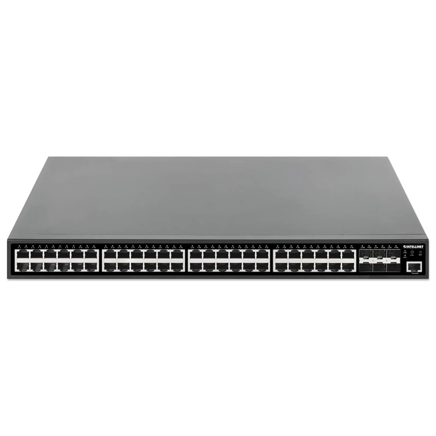 54-Port L2  Fully Managed PoE  Switch with 48 Gigabit Ethernet Ports and 6 SFP  Uplinks