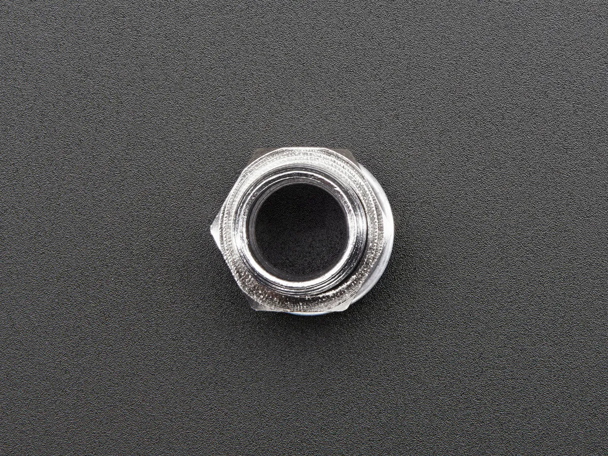 5mm Chromed Metal Narrow Bevel LED Holder - Pack of 5