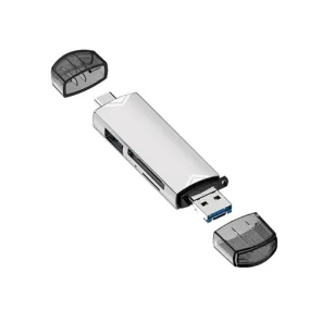 6 In 1 Multifunctional Usb C / Usb A Card Reader Usb-C-M