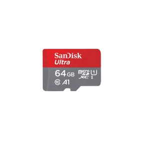 64GB SanDisk Ultra Micro SD/SDXC Class 10 120MB/s A1 Memory Card