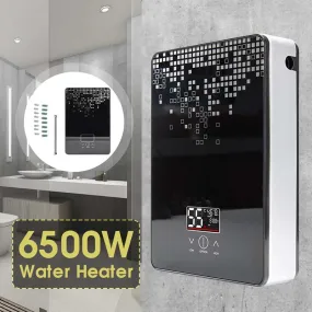 6500W Electric Hot Water Heater 220V Tankless Instant Boiler