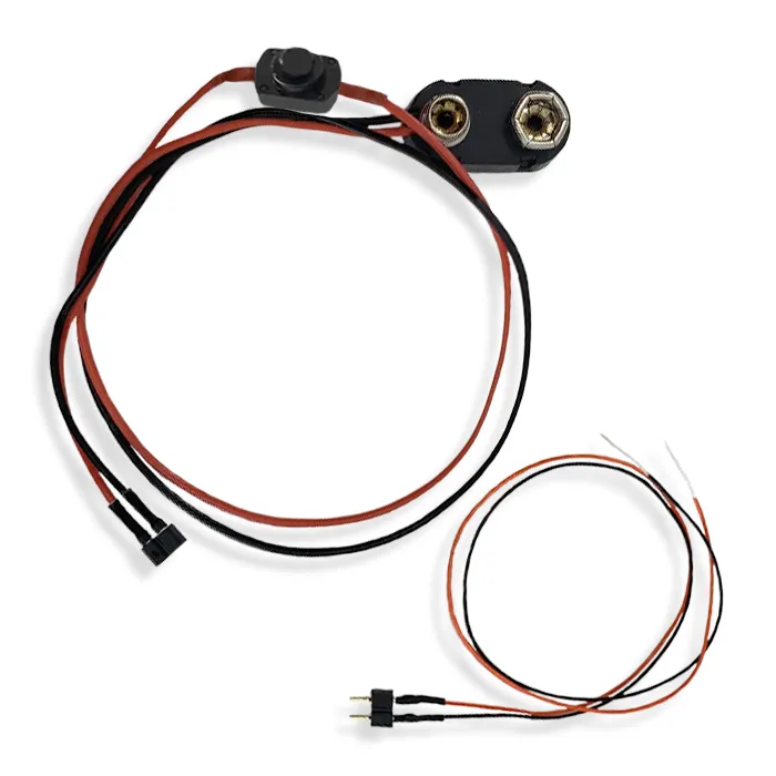 9 Volt Battery Snap & Micro Push Button Switch For LEDs