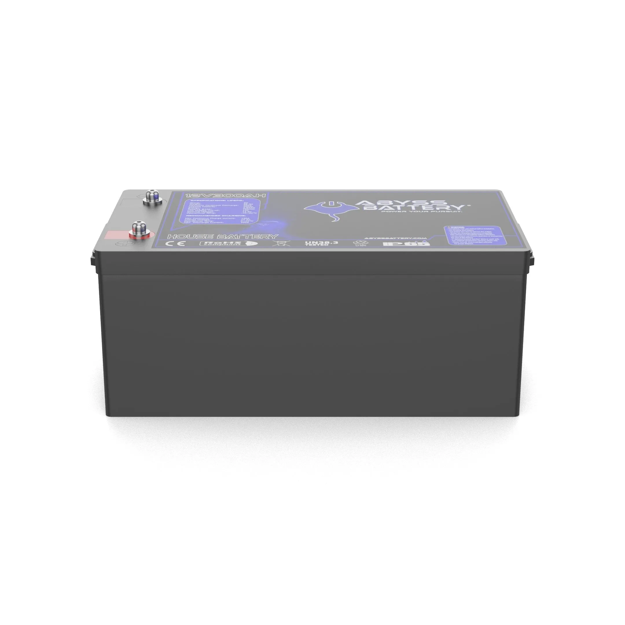 Abyss Battery® 12V 300Ah Off-Grid™ Marine Lithium Battery