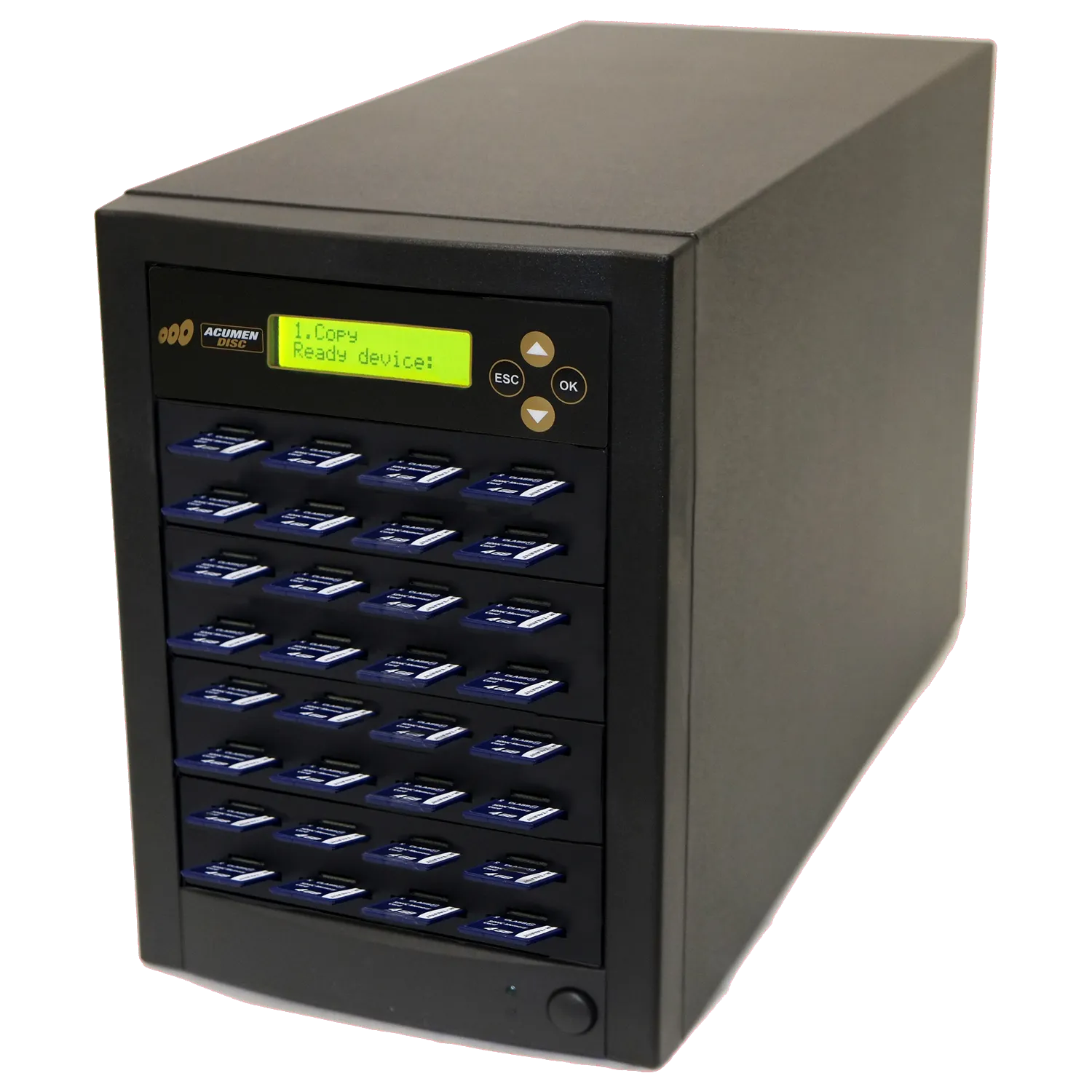 Acumen Disc 1 to 31 SD Duplicator - Multiple Secure Digital & MicroSD Micro Flash Drive SDHC SDXC Memory Card Reader & Copier (Up to 35mbps) - AD31-SDC