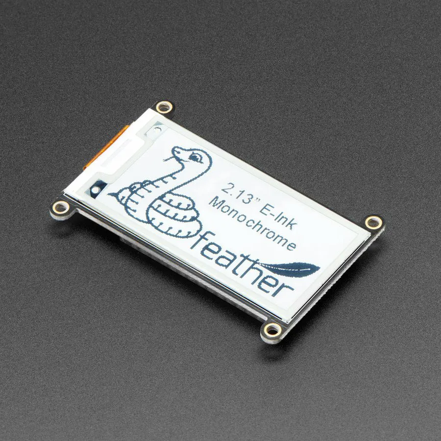 Adafruit 2.13" Monochrome eInk / ePaper Display FeatherWing - 250x122 Monochrome