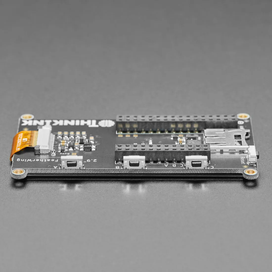 Adafruit 2.9" Tri-Color eInk / ePaper Display FeatherWing - Red Black White
