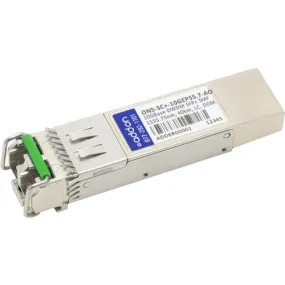 AddOn Cisco ONS ONS-SC -10GEP55.7 Compatible TAA Compliant 10GBase-DWDM 100GHz SFP  Transceiver (SMF, 1555.75nm, 80km, LC, DOM) ONS-SC -10GEP55.7-AO
