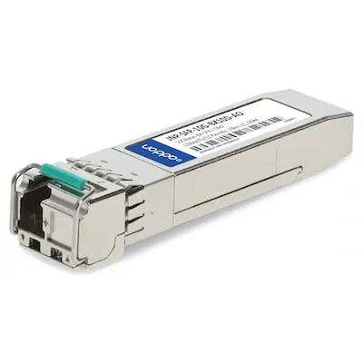 AddOn Juniper Networks JNP-SFP-10G-BX10D Compatible TAA Compliant 10GBase-BX SFP  Transceiver (SMF, 1330nmTx/1270nmRx, 10km, LC, DOM) JNP-SFP-10G-BX10D-AO