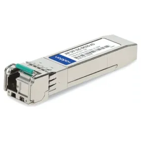 AddOn Juniper Networks JNP-SFP-10G-BX10D Compatible TAA Compliant 10GBase-BX SFP  Transceiver (SMF, 1330nmTx/1270nmRx, 10km, LC, DOM) JNP-SFP-10G-BX10D-AO