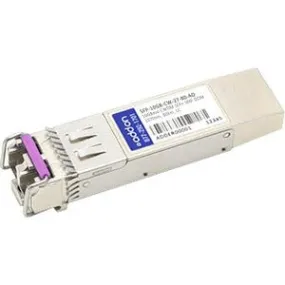 Addon Msa And Taa Compliant 10Gbase-Cwdm Sfp  Transceiver (Smf, 1270Nm, 80Km, Lc, Dom)