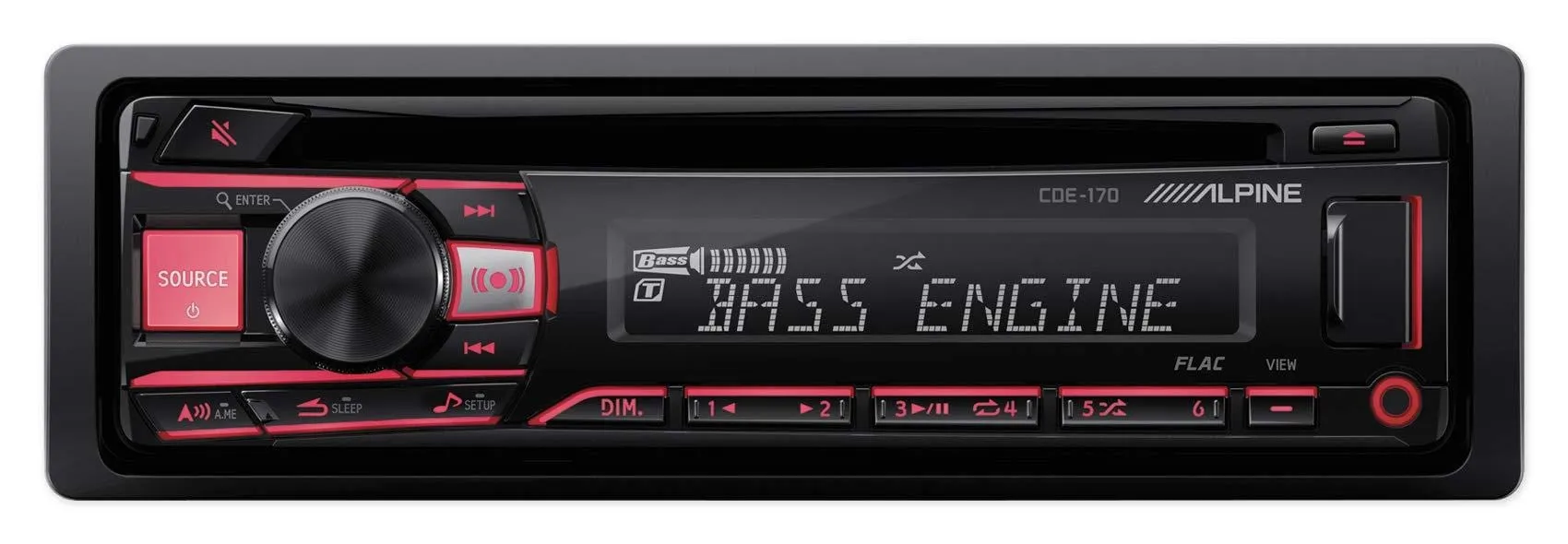 Alpine CD Receiver Stereo Android/MP3/WMA/USB/AUX for 1987-95 Jeep Wrangler YJ