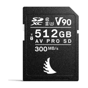 Angelbird AV PRO 512GB SDXC UHS-II 300MB/s Memory Card - V90