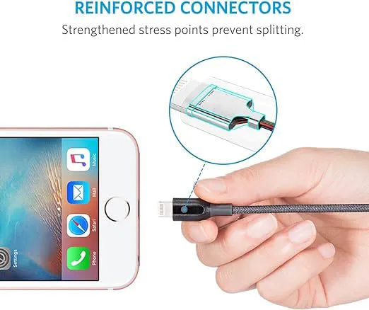 Anker Powerline  1' USB-A To Lightning Connector - Gray