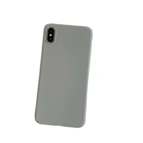 Anymob iPhone Gray Candy Color Silicone Phone Case Soft TPU Back Cases Cover