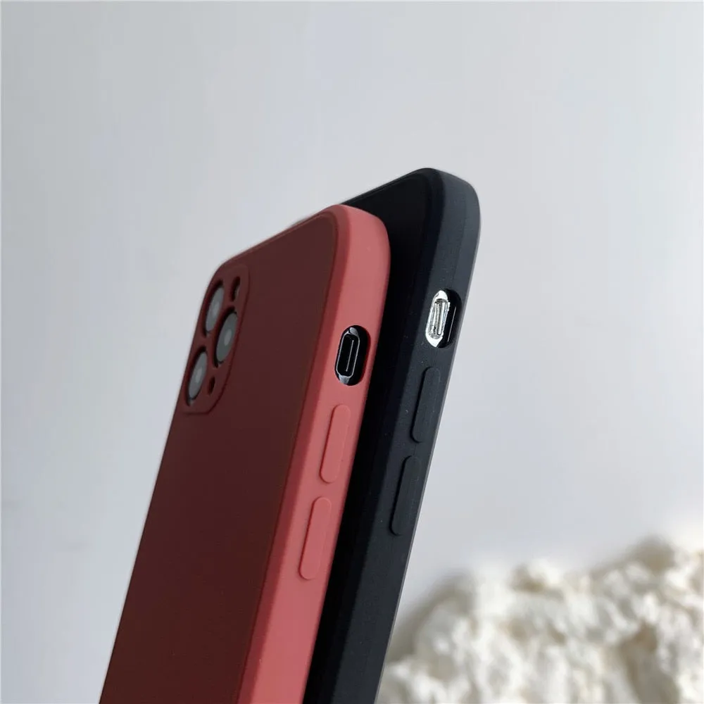 Anymob iPhone Lavander Soft Silicone Phone Cases Candy Colors TPU Back Cover