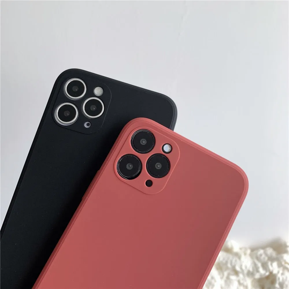 Anymob iPhone Lavander Soft Silicone Phone Cases Candy Colors TPU Back Cover