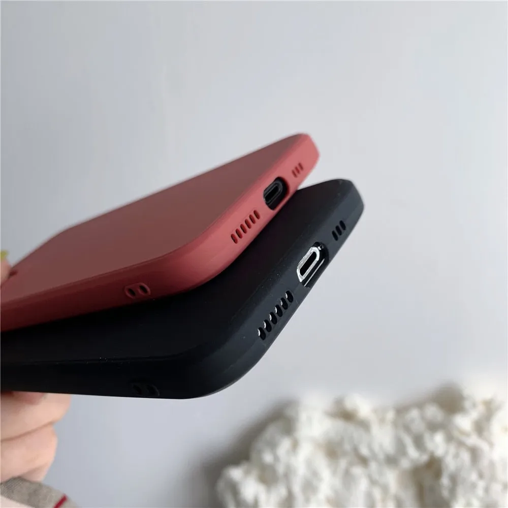 Anymob iPhone Lavander Soft Silicone Phone Cases Candy Colors TPU Back Cover