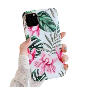 Anymob iPhone Pink Orchid Case Back Cover Silicone Phone Cases