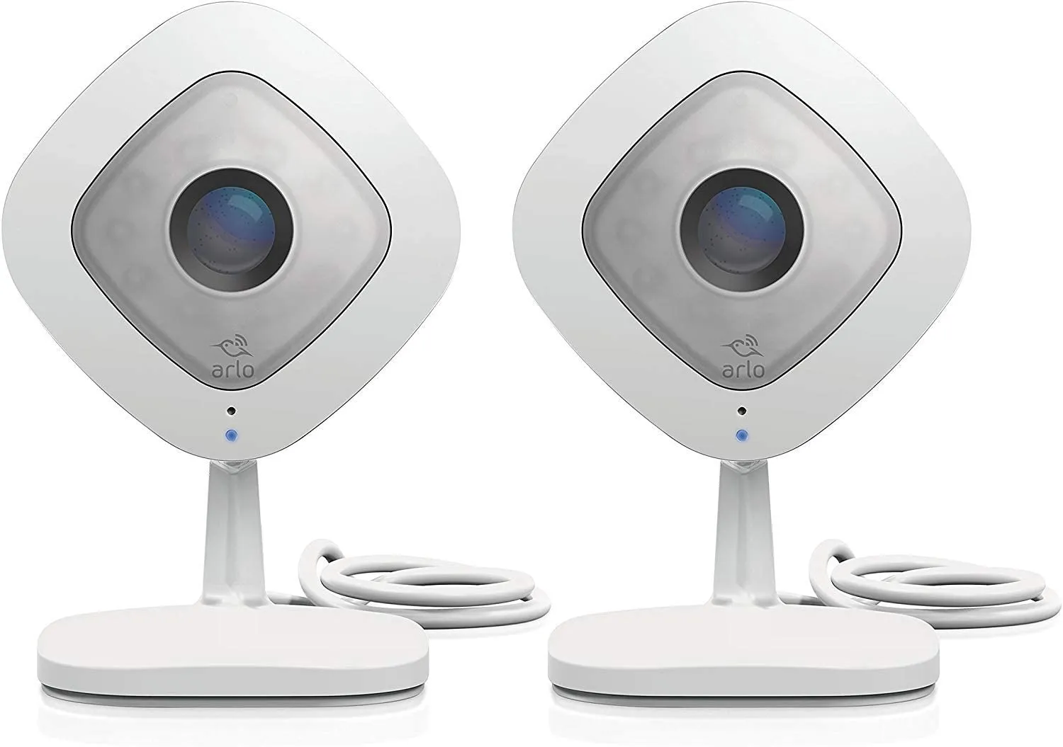 Arlo VMC3040-100NAS-2PK Q-Series 2-Pack Day/Night Cube Camera Certified Refurbished