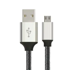 Astrotek 2m Micro USB Data Sync Charger Cable Cord AT-USBMICROBW-2M [PC]