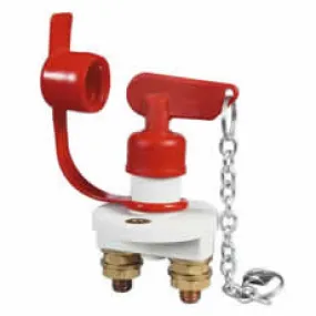 Battery Switch 75 amp Marine with Removable Key Bg1