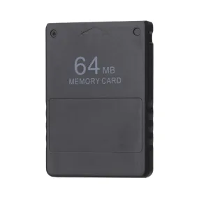 Black Memory Card Game Save Data Stick Module for Sony PS2