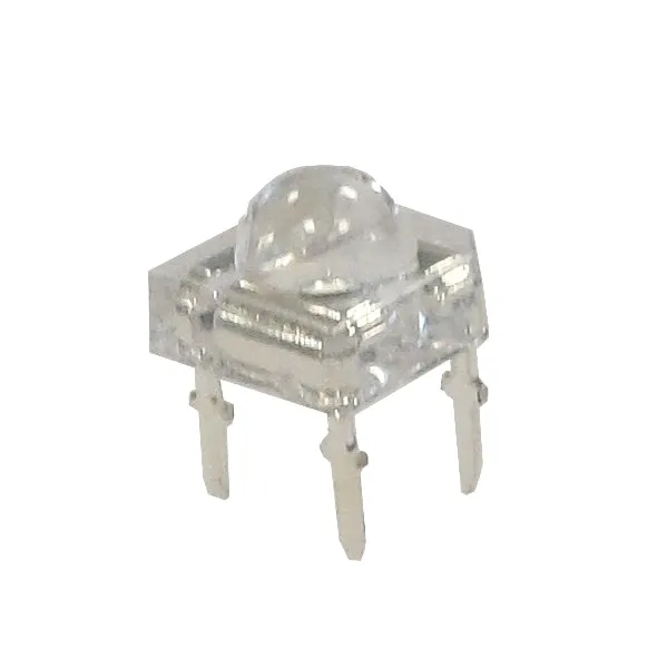 Blue Super Flux 5mm Water Clear LED - 80° - 1350mCd