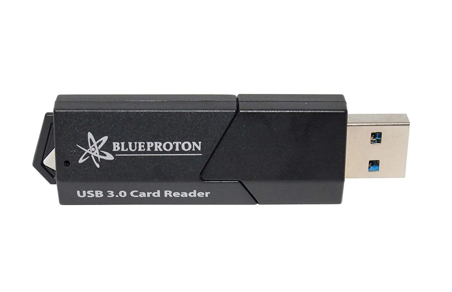 BlueProton USB 3.0 Multi-Card Reader: Ultimate Portable Data Companion (Black)
