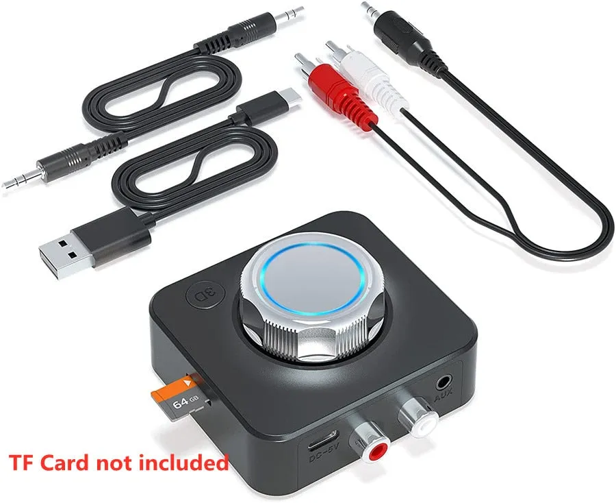 Bluetooth 5.0 Audio RCA Receiver