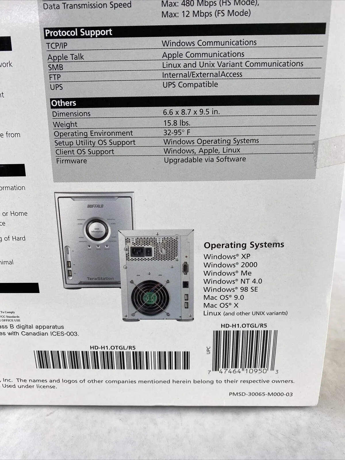 Buffalo HD-H1.0TGL/R5 Network Attached Storage