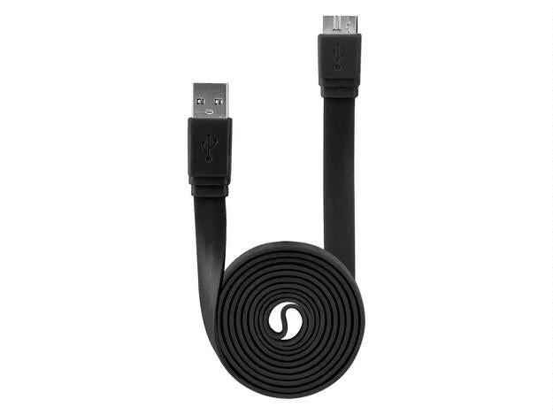 Cable #2 = SuperSpeed USB 3.0 Type A to Micro-B Flat Cable - Black