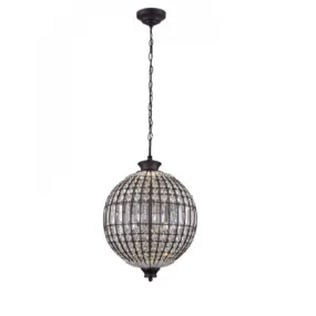 Canarm Tilly 15" Crystal LED Pendant Oil Rubbed Bronze LPL145A15ORB