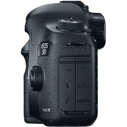 Canon EOS 5D Mark IV DSLR Camera 30.4MP  Full Frame CMOS Digital SLR Camera Body Only 2pc 32GB Memory Cards LED Light Kit Card Reader Deluxe